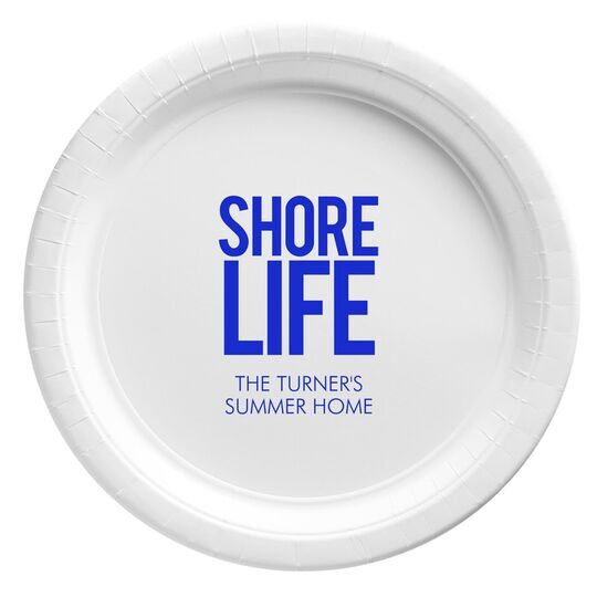 Shore Life Paper Plates